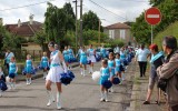 Défilé dans les rues d'aiguillon